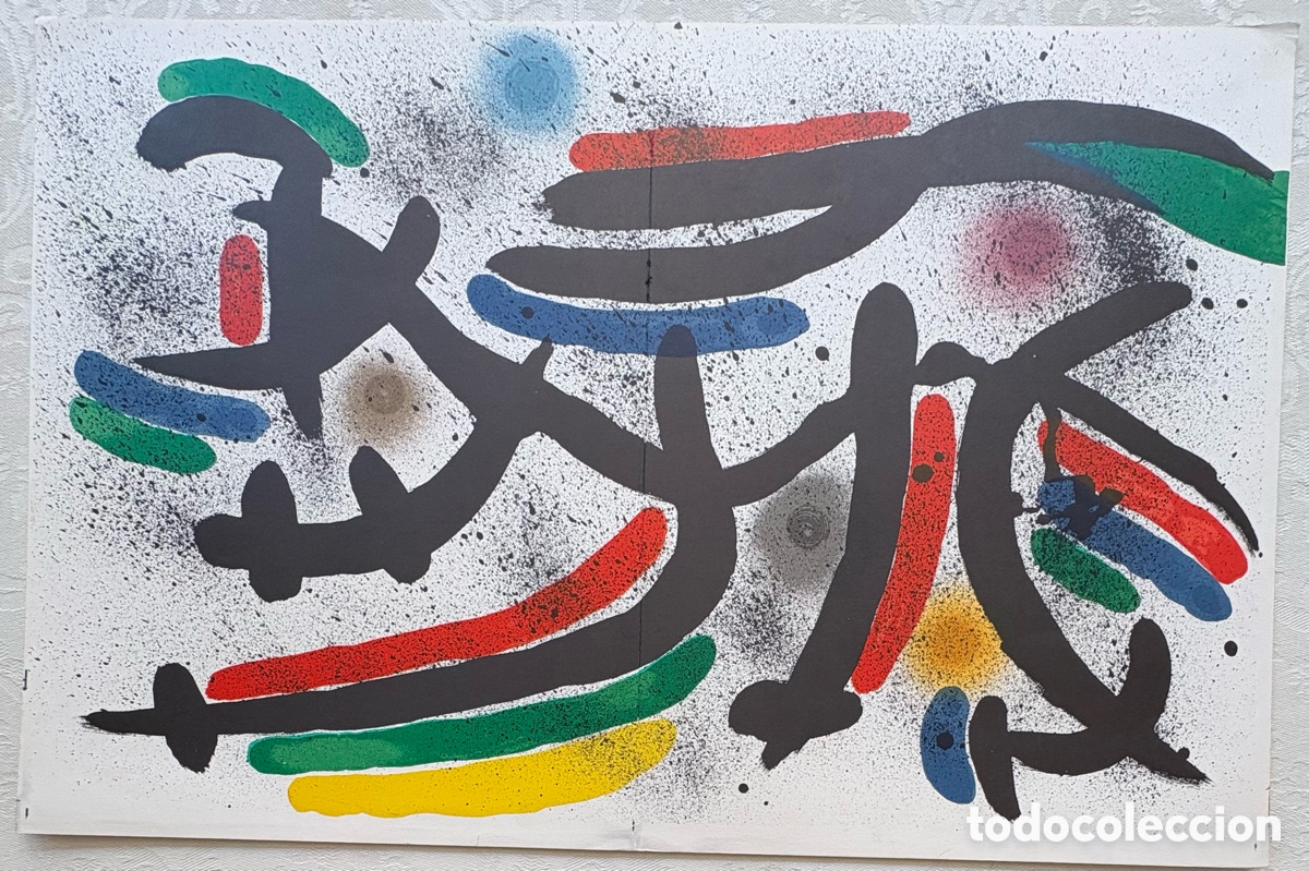 Arte: Litograf&iacute;a Original Joan Mir&oacute;