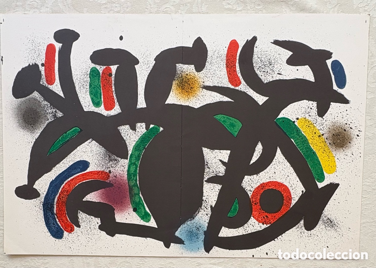 Arte: Litograf&iacute;a Original Joan Mir&oacute;