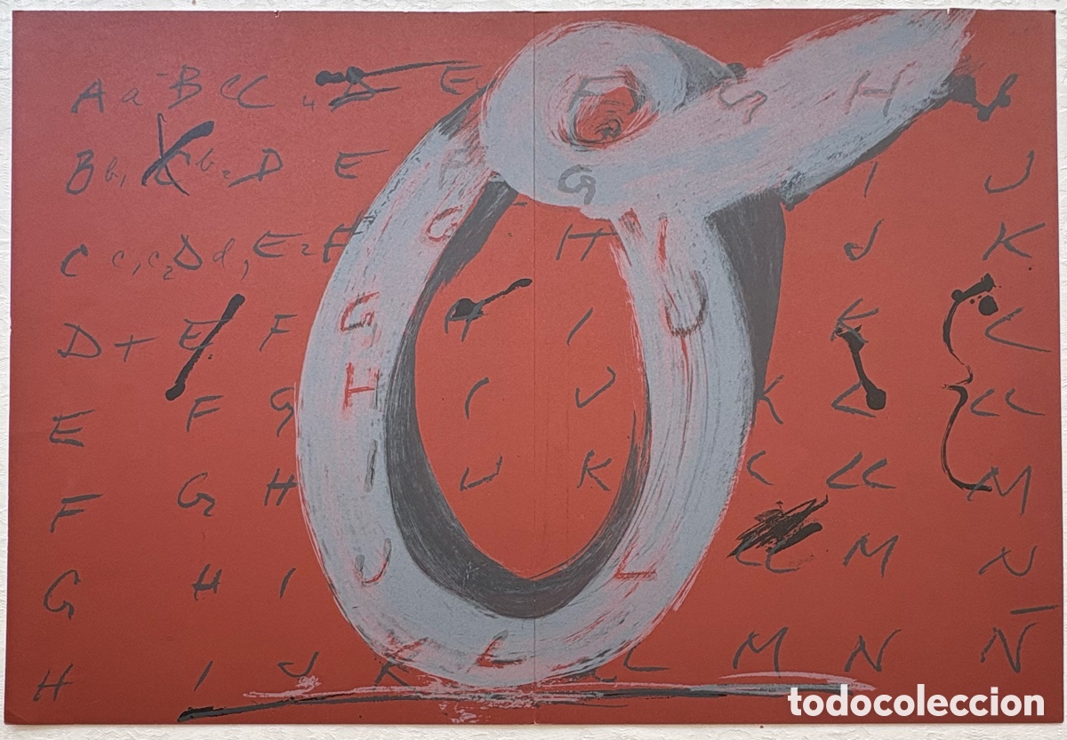 Arte: Litograf&iacute;a Original Antoni Tapies