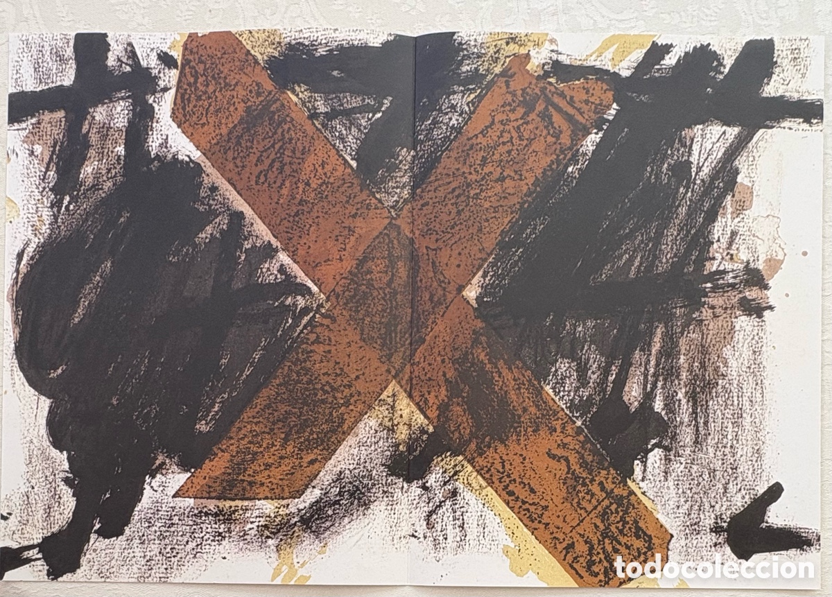 Arte: Litograf&iacute;a Original Antoni Tapies