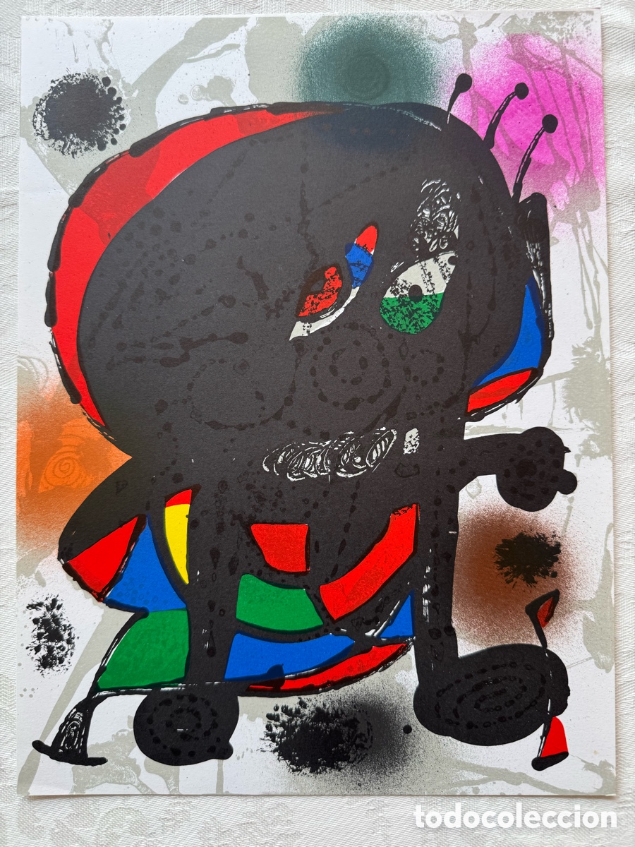 Arte: Joan Mir&oacute; Litograf&iacute;a Original