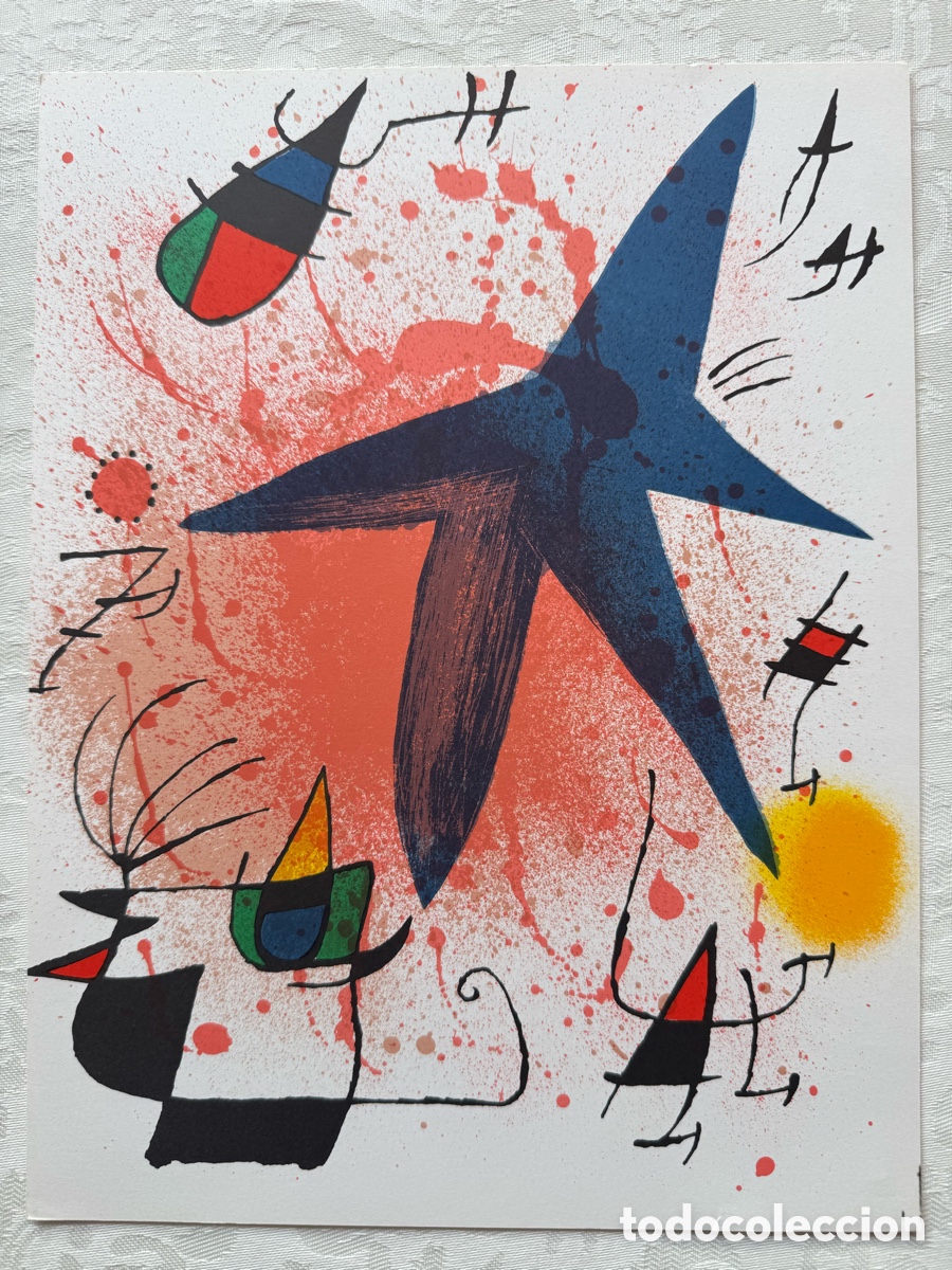 Arte: Joan Mir&oacute; Litograf&iacute;a Original