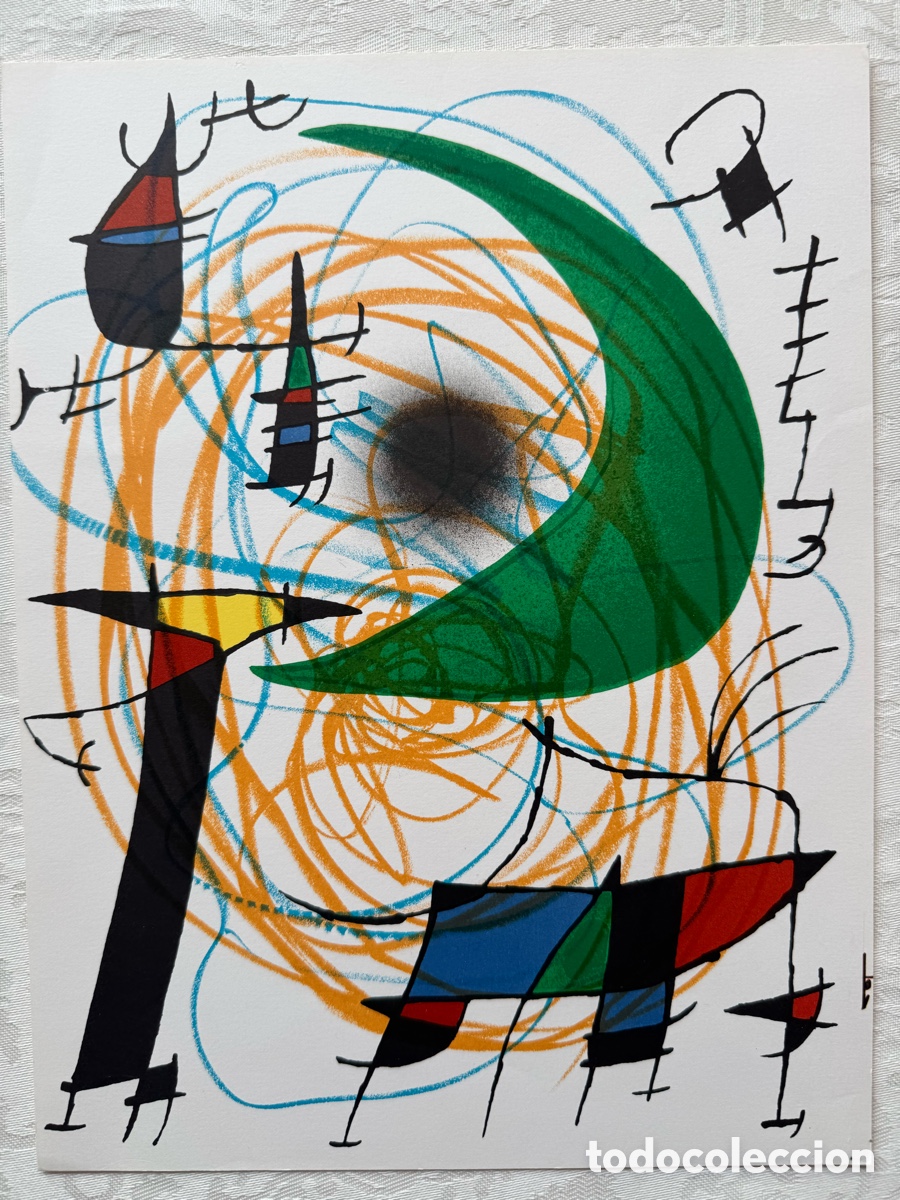 Arte: Litograf&iacute;a Original Joan Mir&oacute;
