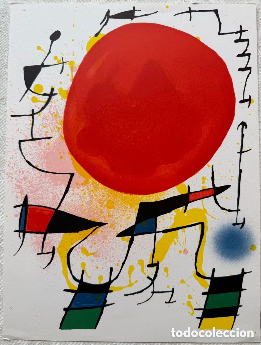 Kunst: Litograf&iacute;a Original Joan Mir&oacute;