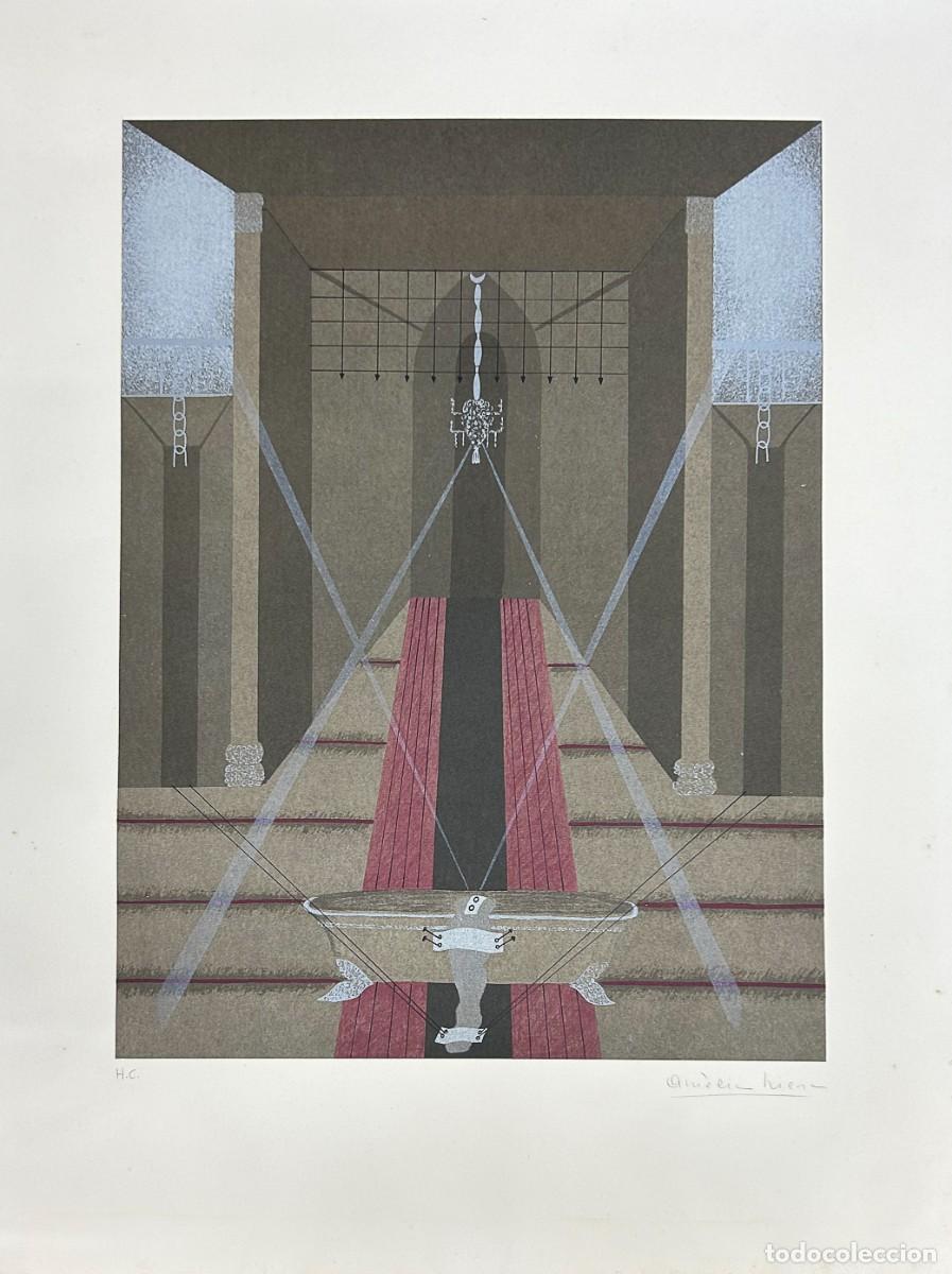 Art: Am&egrave;lia Riera (1934 - 2019). Tribut. Litograf&iacute;a sobre papel.