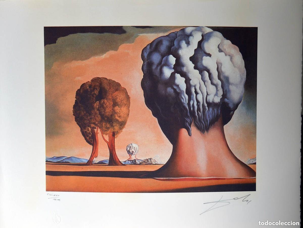 Art: SALVADOR DALI - Litografia sobre papel bfk. 65 x 50 cm. Firmada a mano.COA
