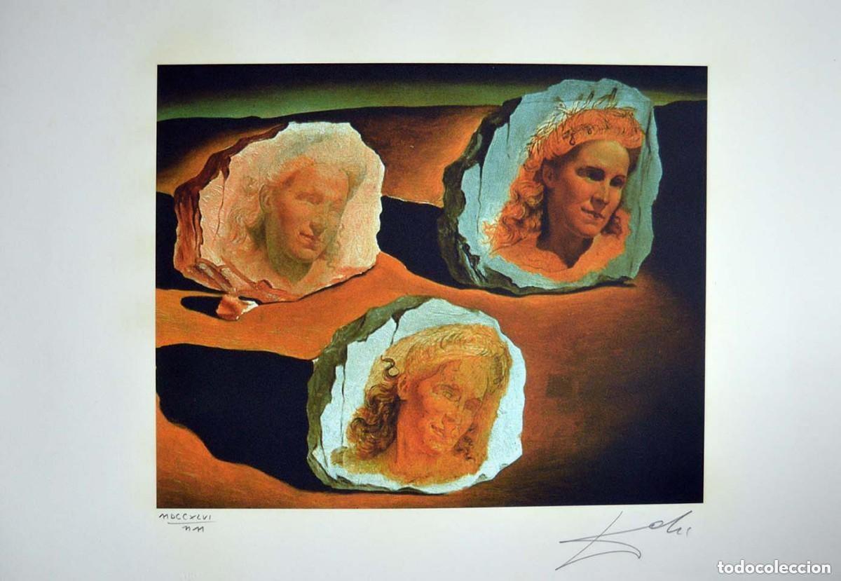 Art: SALVADOR DALI - Litografia sobre papel bfk. 65 x 50 cm. Firmada a mano.COA