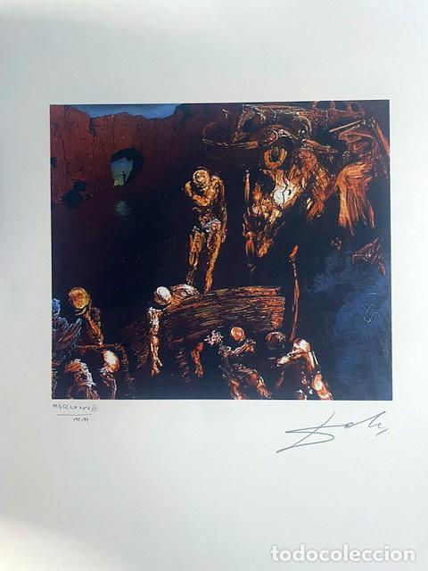 Arte: SALVADOR DALI - Litografia sobre papel bfk. 65 x 50 cm. Firmada a mano.COA