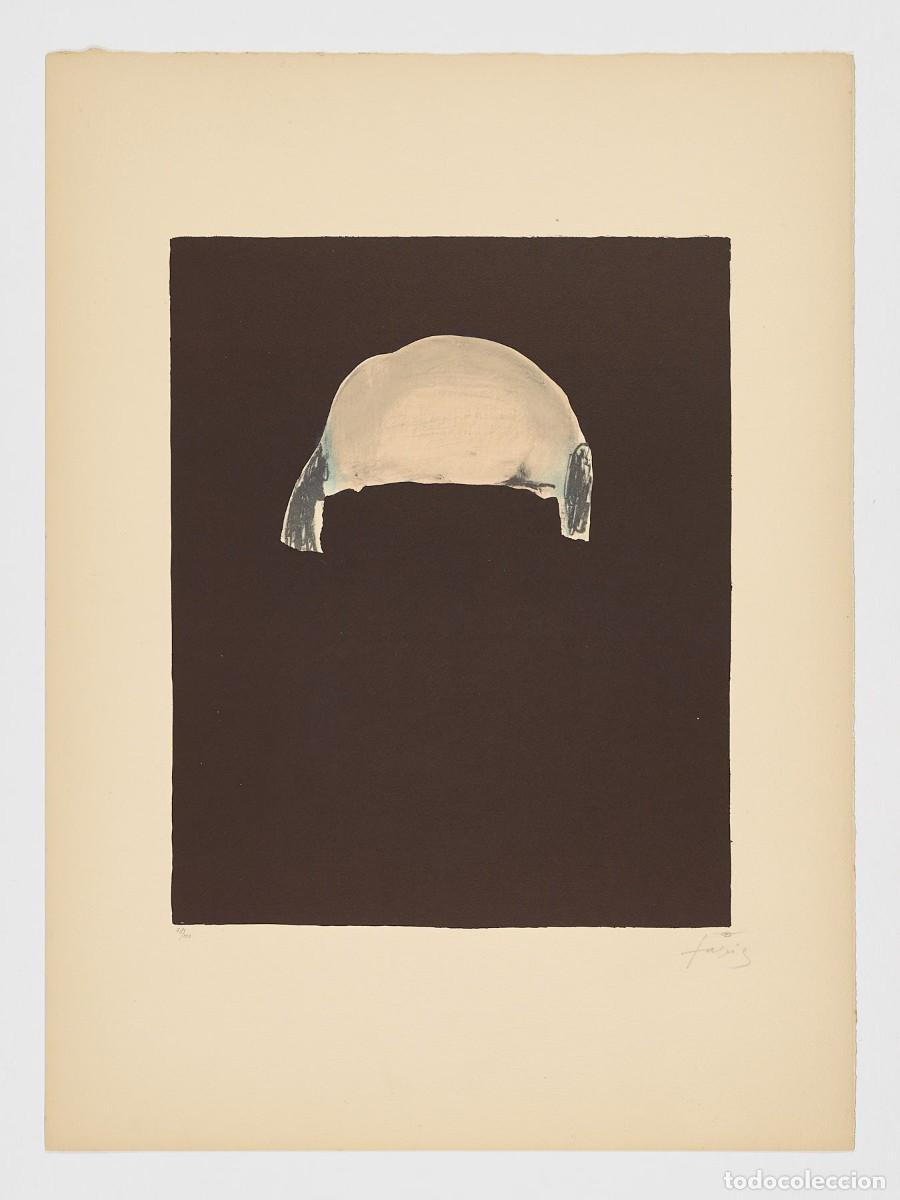 Arte: Litograf&iacute;a Antoni T&agrave;pies / Fr&egrave;goli A&ntilde;o 1969 / 43/ 100 ejemplares / Firmada a mano