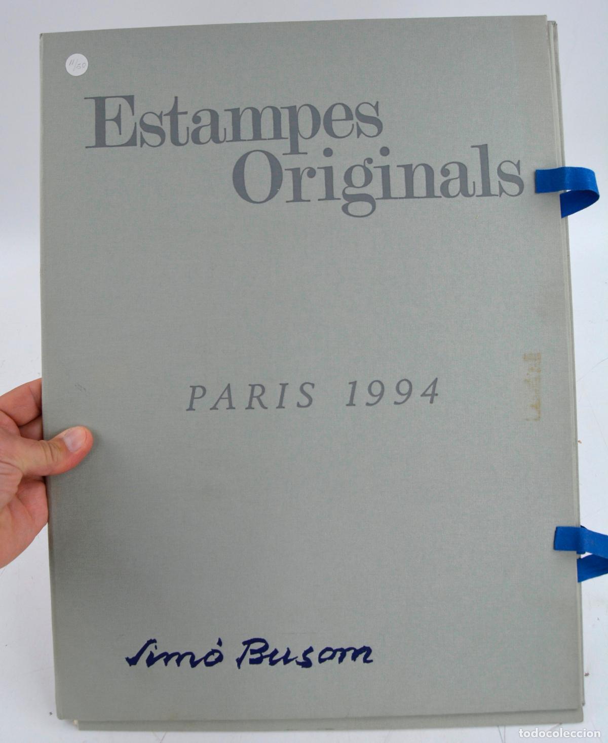 Art: Estampes originals, litograf&iacute;as, 1994, Sim&oacute; Busom, Par&iacute;s. 47x35cm