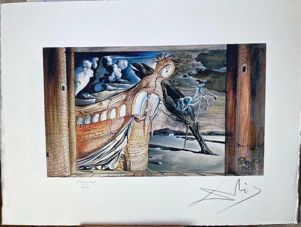 Arte: SALVADOR DALI -Litograf&iacute;a sobre papel arte, firmada a en plancha y numerada a mano