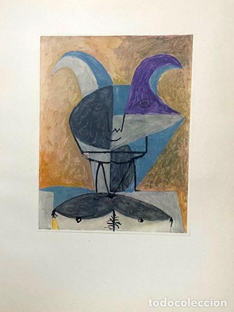 Arte: PABLO PICASSO - Revista Verve. litografia del n&ordm; 19-20 de 1948. 36 x 26 cm