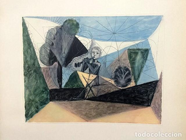 Arte: PABLO PICASSO - Revista Verve. litografia del n&ordm; 19-20 de 1948. 36 x 26 cm