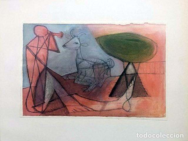 Arte: PABLO PICASSO - Revista Verve. litografia del n&ordm; 19-20 de 1948. 36 x 26 cm