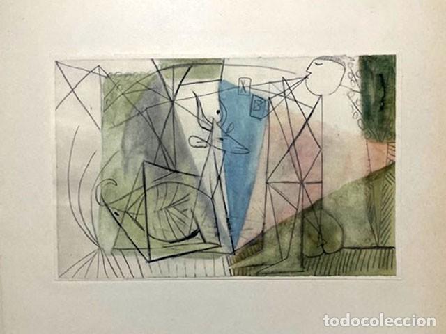 Art: PABLO PICASSO - Revista Verve. litografia del n&ordm; 19-20 de 1948. 36 x 26 cm