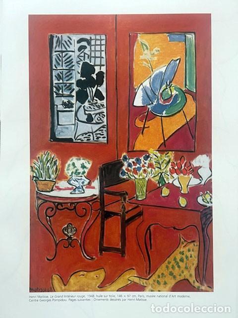 Kunst: HENRI MATISSE - Revista Verve. Reproduccion de litografia del n&ordm; 21-22 de 1948. 36 x 26 cm