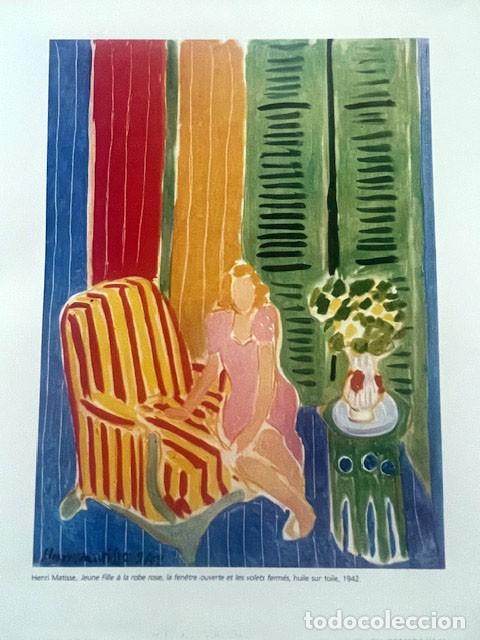 Arte: HENRI MATISSE - Revista Verve. Reproduccion de litografia del n&ordm; 21-22 de 1948. 36 x 26 cm