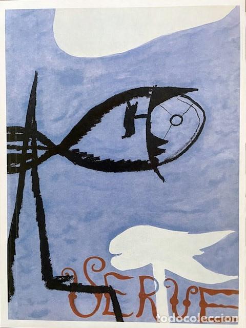 Art: GEORGE BRAQUE - Revista Verve. litografia del n&ordm; 31-32 de 1955. 36 x 26 cm