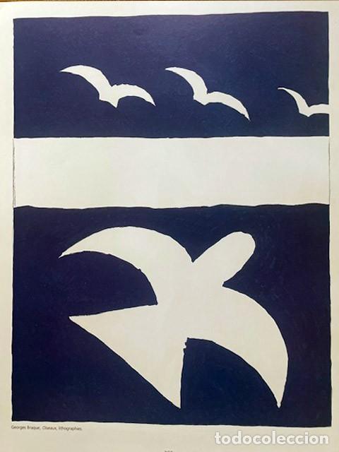 Art: GEORGE BRAQUE - Revista Verve. litografia del n&ordm; 31-32 de 1955. 36 x 26 cm