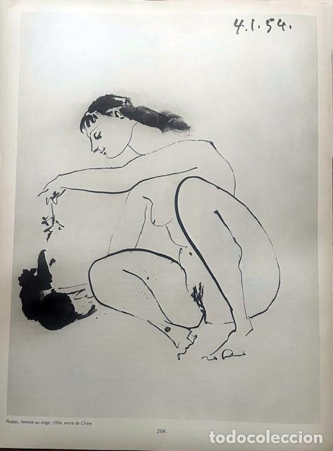 Arte: PABLO PICASSO - Revista Verve. Reproduccion de litografia del n&ordm; 29-30 de 1954. 36 x 26 cm