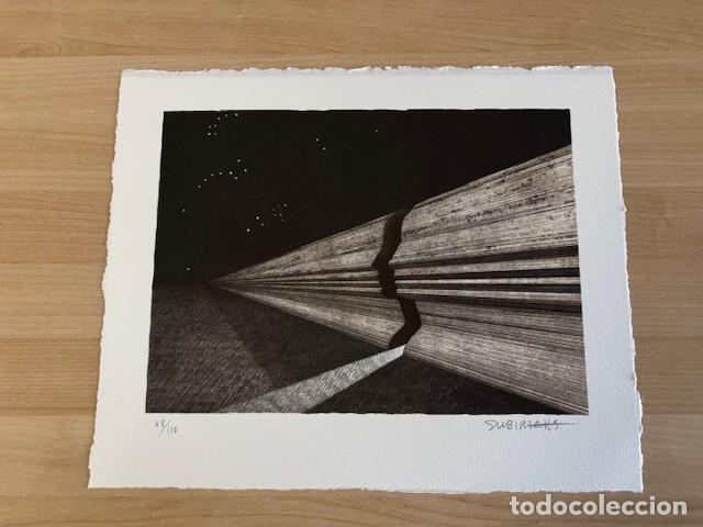 Art: LITOGRAFIA JOSEP MARIA SUBIRACHS &rdquo;FRAGMENT D'INFINIT&rdquo; 1999