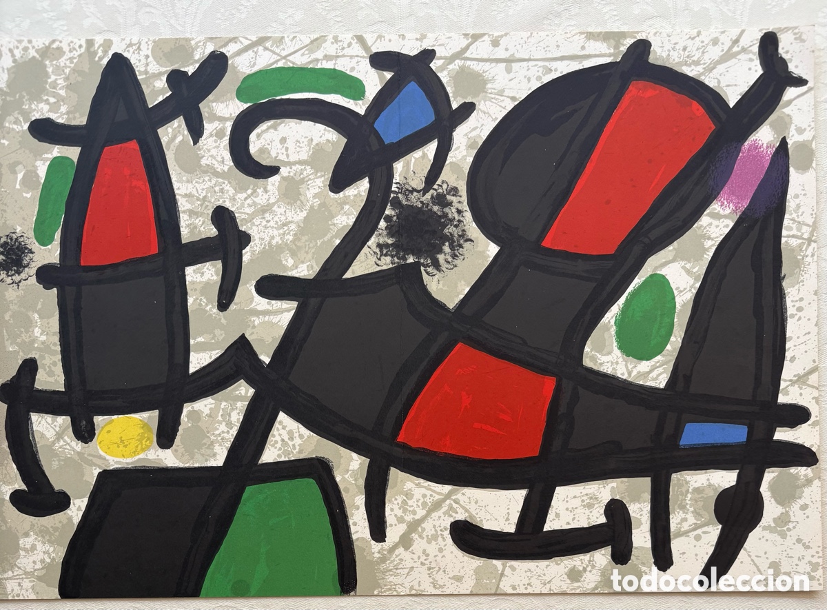 Arte: Litograf&iacute;a Original Joan Mir&oacute; DLM