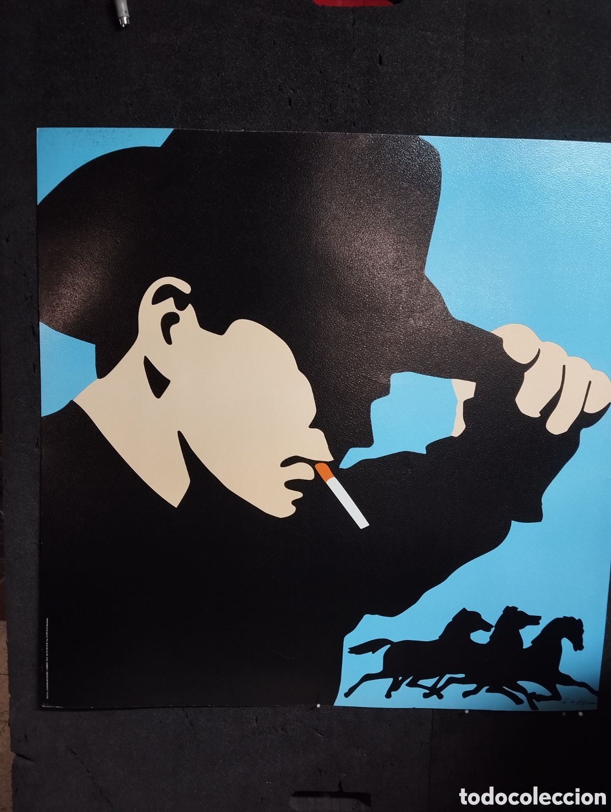 Arte: Litograf&iacute;a sobre vinilo rugoso de Antonio de Felipe 82x82