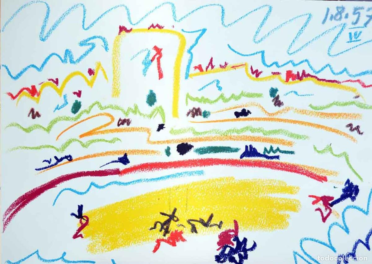 Arte: PABLO PICASSO - Toros y toreros. Ed. Cercle d&acute;art 1962 - Edicion limitada