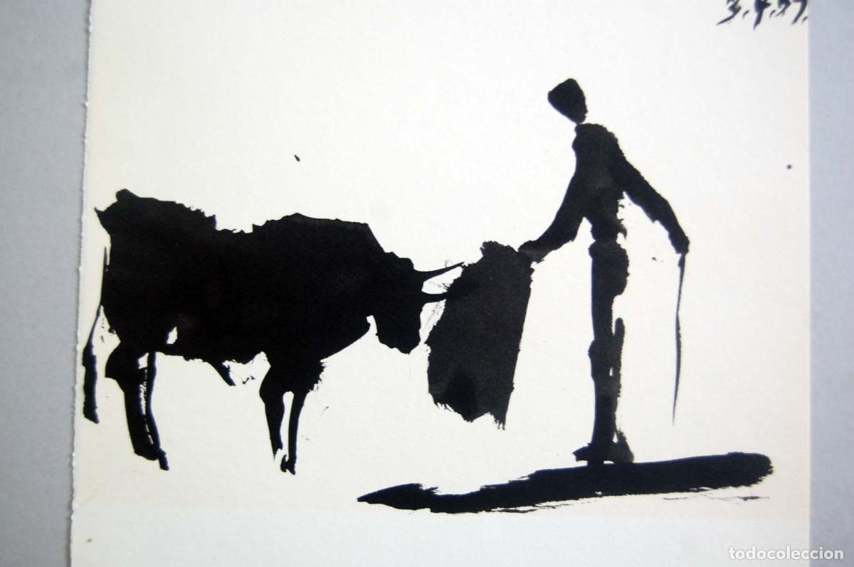 Arte: PABLO PICASSO - Toros y toreros. Ed. Cercle d&acute;art 1962 - Edicion limitada