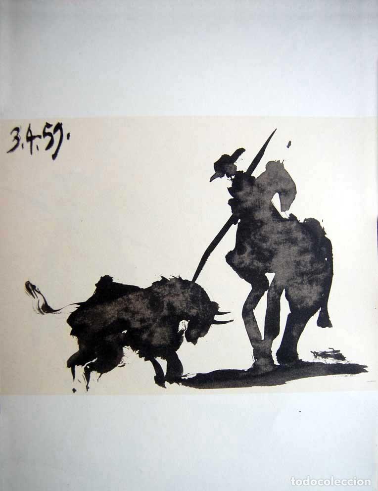 Arte: PABLO PICASSO - Toros y toreros. Ed. Cercle d&acute;art 1962 - Edicion limitada