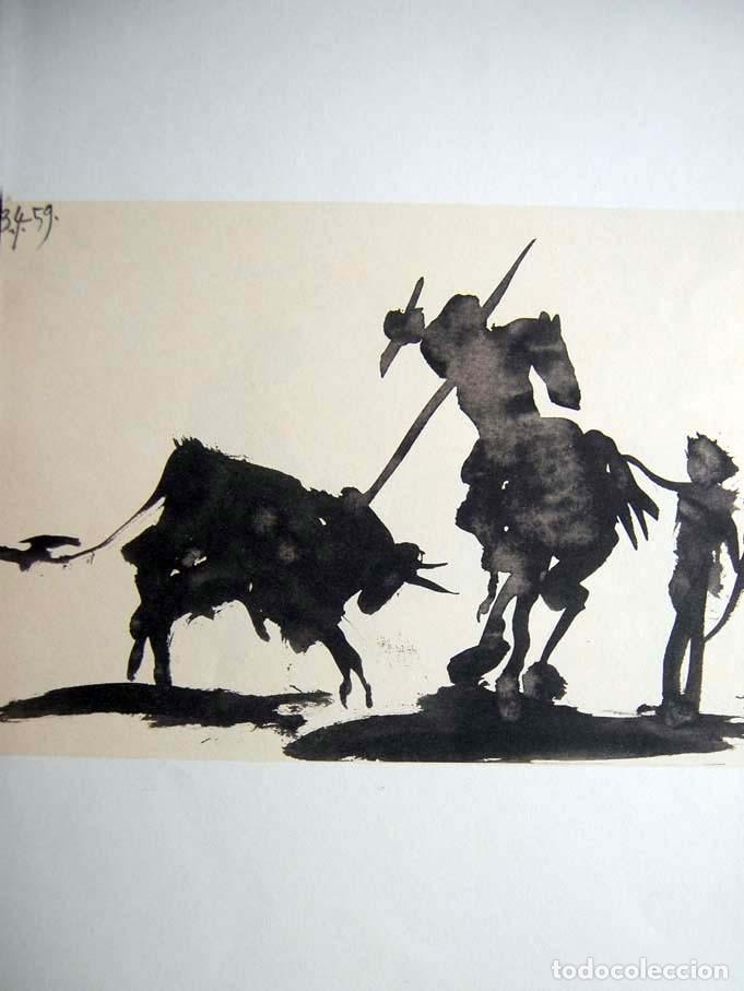 Arte: PABLO PICASSO - Toros y toreros. Ed. Cercle d&acute;art 1962 - Edicion limitada