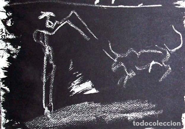 Arte: PABLO PICASSO - Toros y toreros. Ed. Cercle d&acute;art 1962 - Edicion limitada