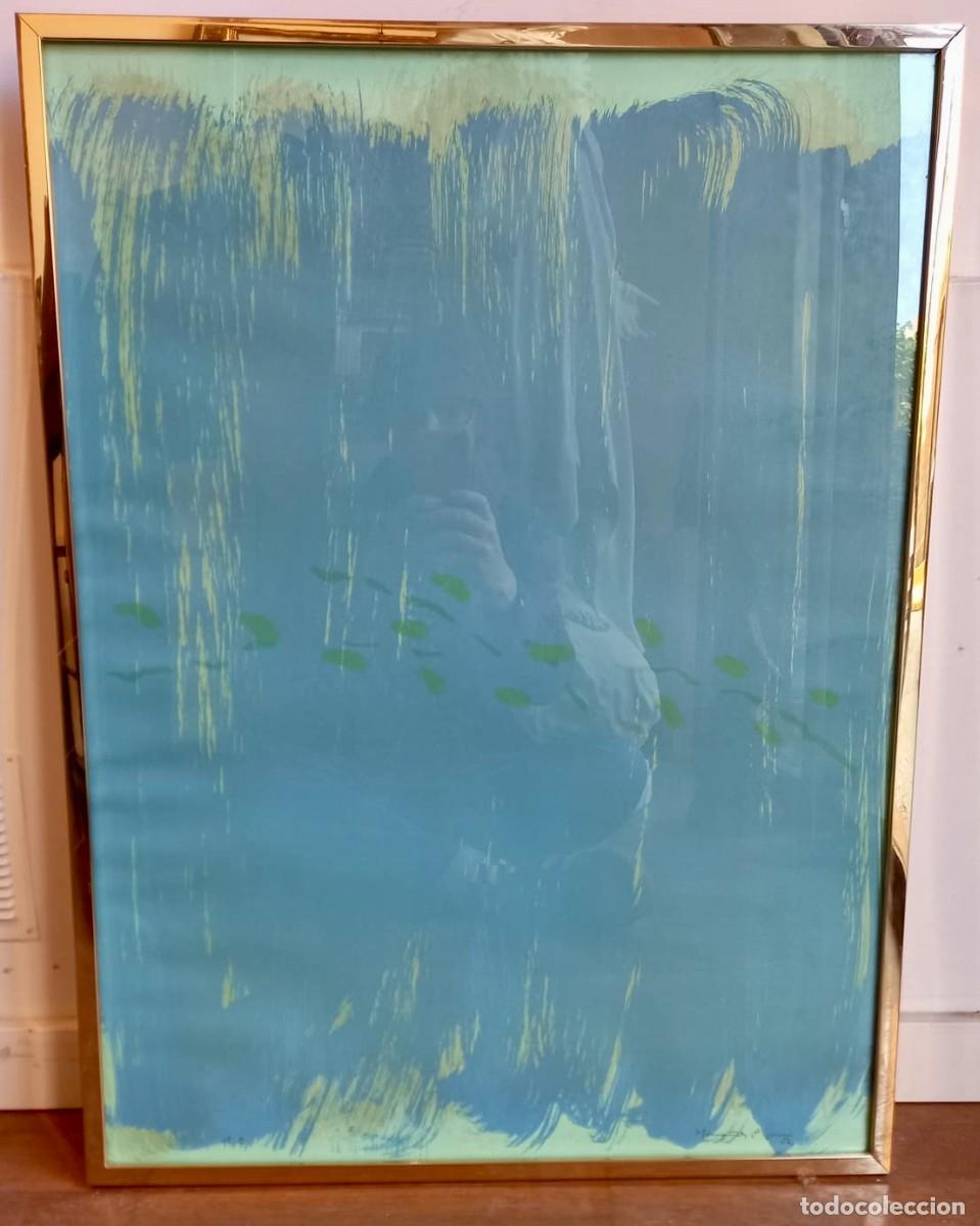 Arte: composici&oacute;n abstracta en litograf&iacute;a del pintor y poeta espa&ntilde;ol Albert R&agrave;fols-Casamada (1923&ndash;2009)