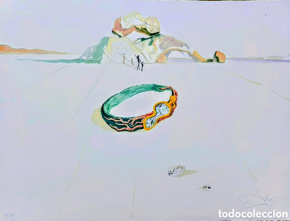 Arte: SALVADOR DALI LITOGRAFIA.ORIGINAL N. 12 LIMITADA A355 MEDIDA 53.5X76 D6