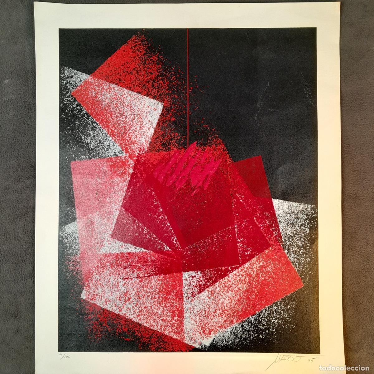 Arte: PACO MARC&Oacute; (1943-2007). SERIGRAF&Iacute;A FIRMADA Y NUMERADA 9/100. 1995.