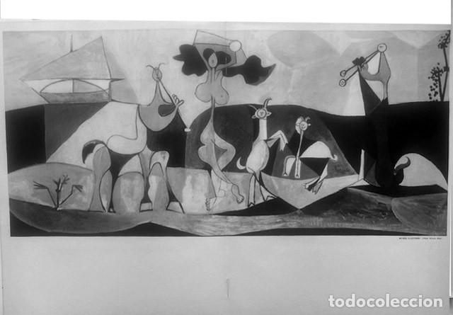 Arte: PABLO PICASSO - Revista Verve. litografia del n&ordm; 19-20 de 1948. 36 x 52 cm