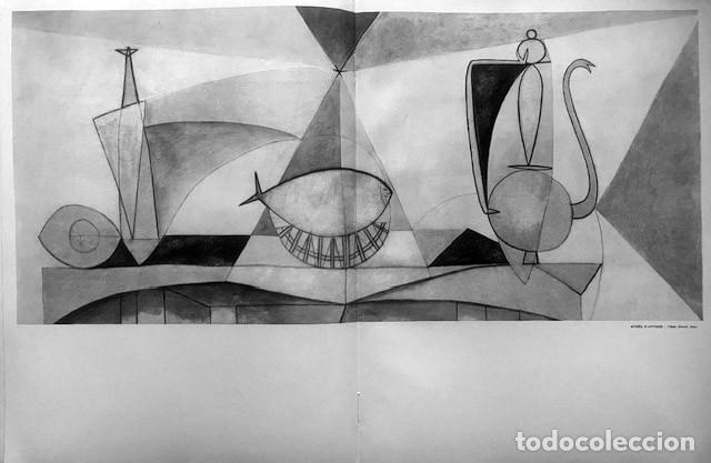 Arte: PABLO PICASSO - Revista Verve. litografia del n&ordm; 19-20 de 1948. 36 x 52 cm