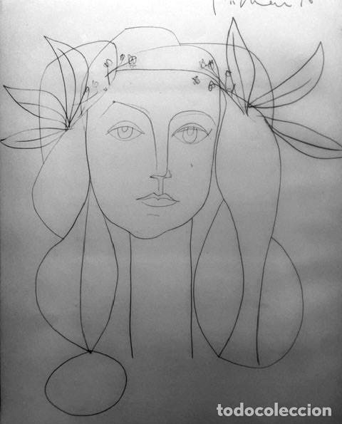 Arte: PABLO PICASSO - Revista Verve. litografia del n&ordm; 19-20 de 1948. 36 x 26 cm