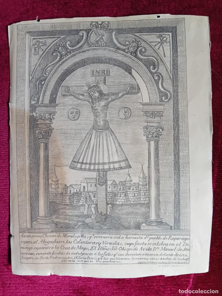 Arte: Sant&iacute;simo Cristo de Moralegillde hermita de Rapariegos Valladolid 1849