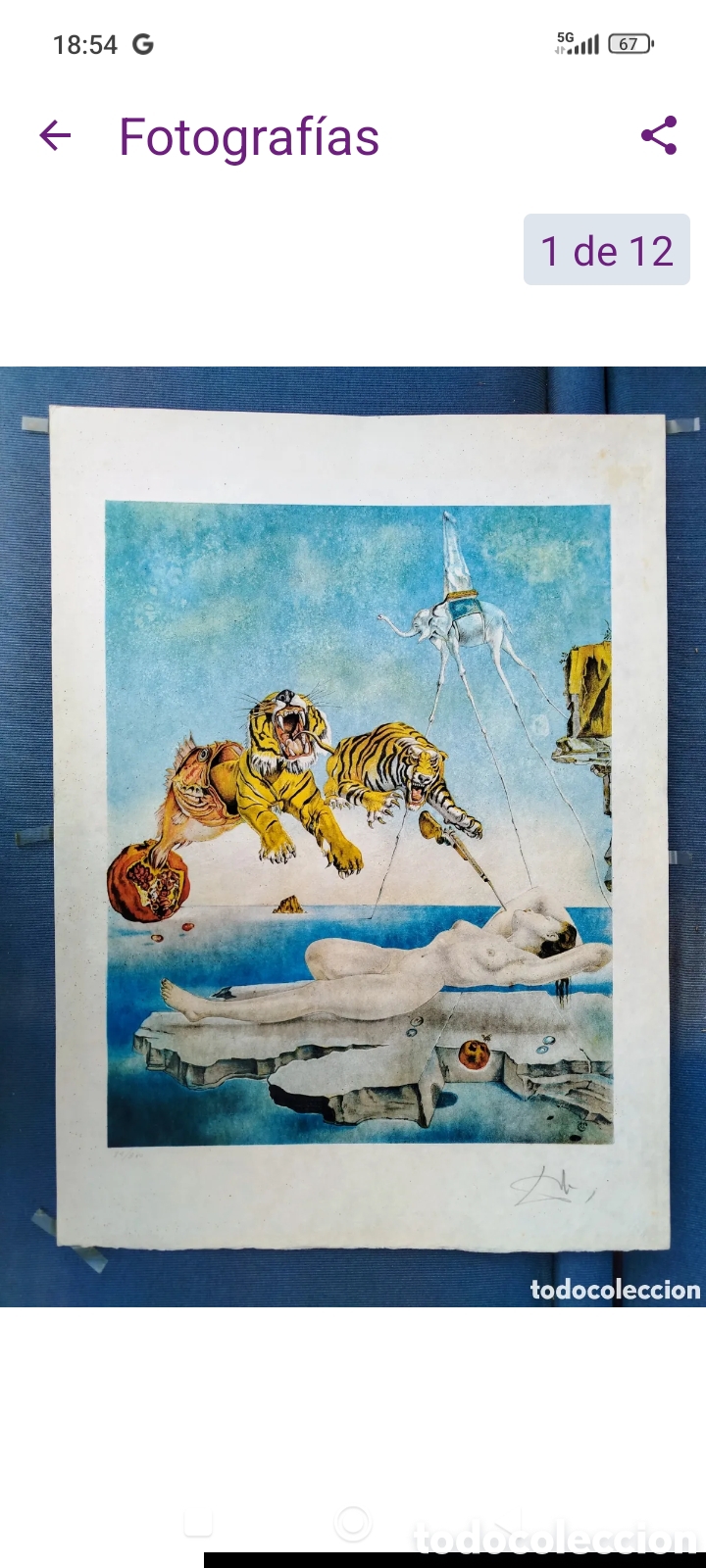 Arte: Salvador Dal&iacute; sue&ntilde;o de una abeja