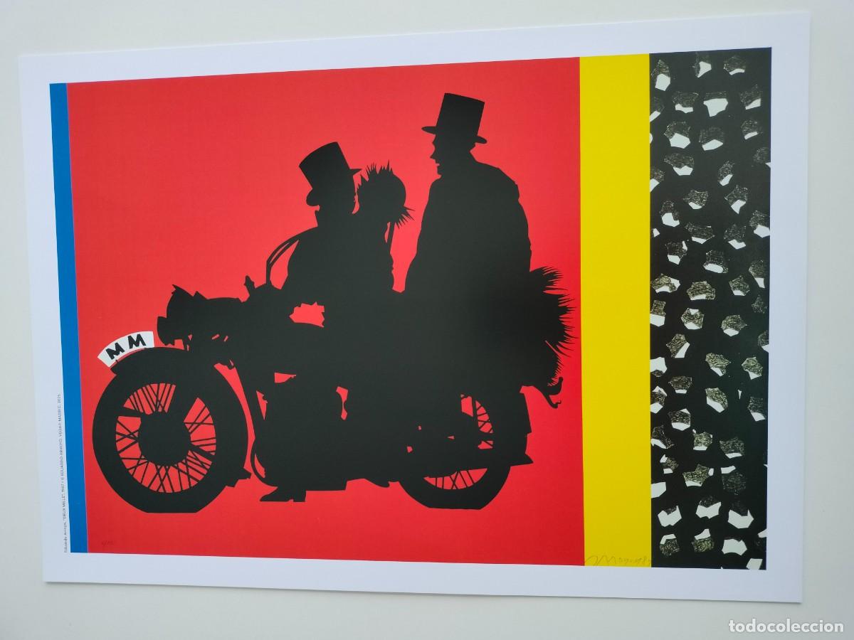 Arte: LITOGRAF&Iacute;A DE EDUARDO ARROYO: &rdquo;Deux Mille&rdquo;, 1987, 100 x 72 cm.