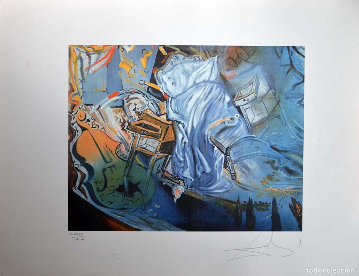 Arte: SALVADOR DALI - Litografia sobre papel bfk. 65 x 50 cm. Firmada a mano.COA