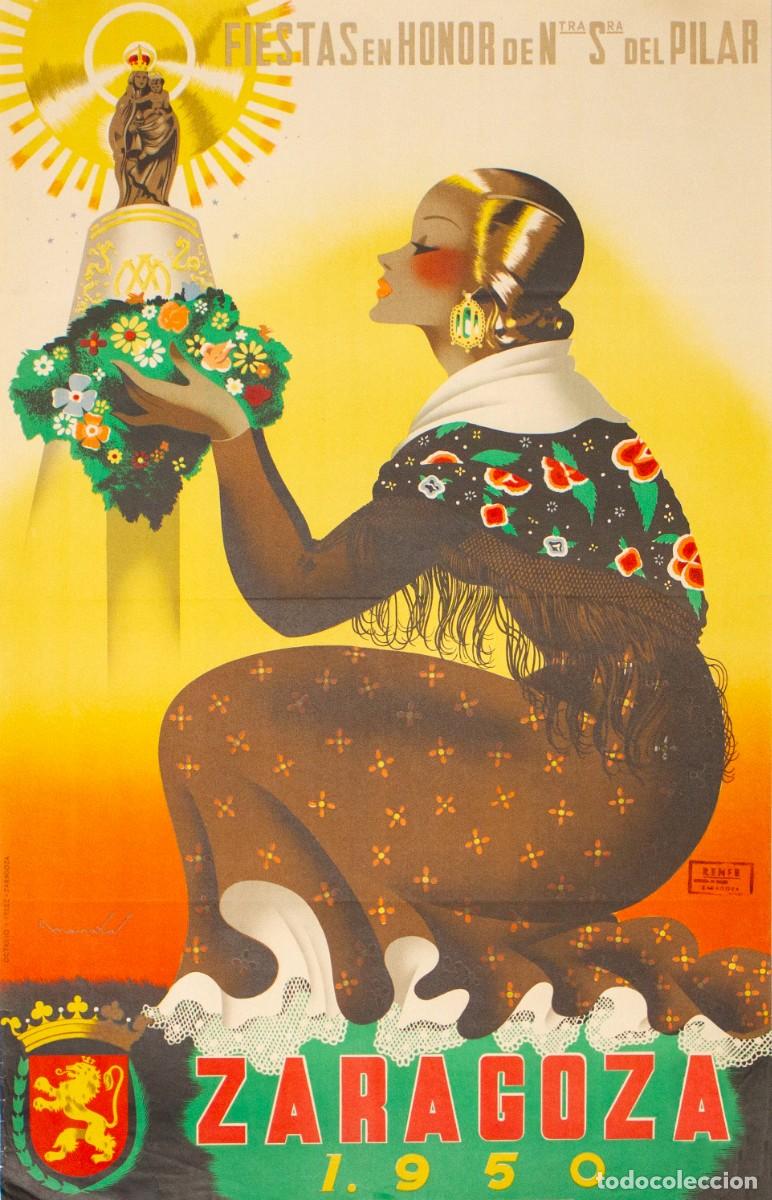 Arte: Fiestas en Honor a Ntra. Sra del Pilar Zaragoza 1950