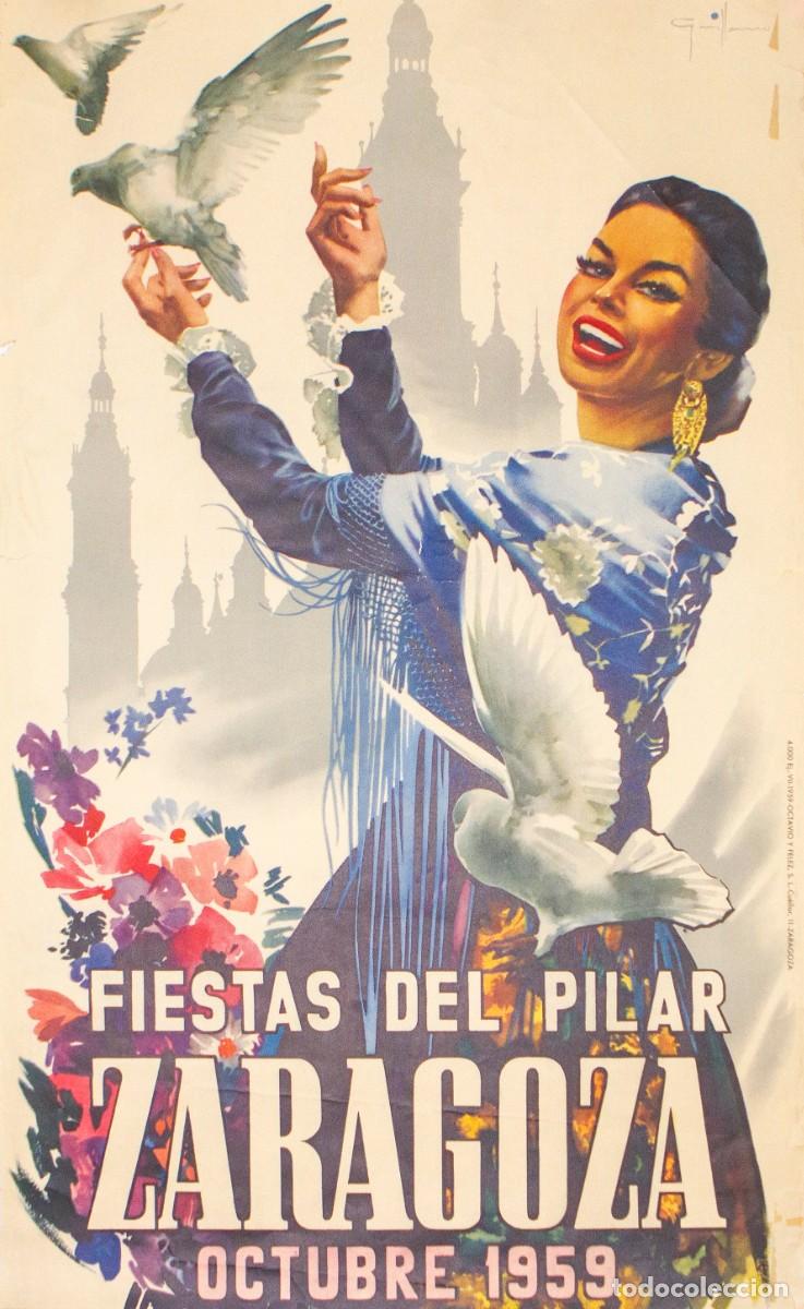 Arte: Fiestas del Pilar Zaragoza Octubre 1959