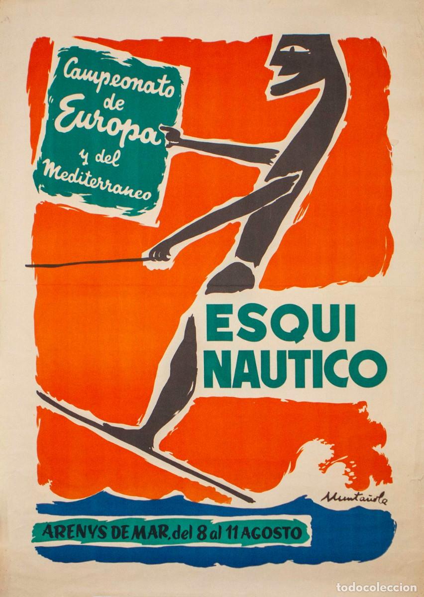 Arte: Esqui Nautico. Campeonato de Europa y del Mediterr&aacute;neo