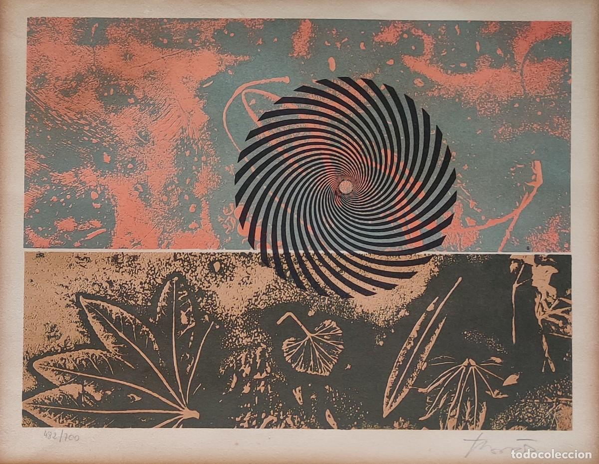 Arte: &rdquo;Iris&rdquo; - Litograf&iacute;a de Joan Josep Tharrats - Foto 4