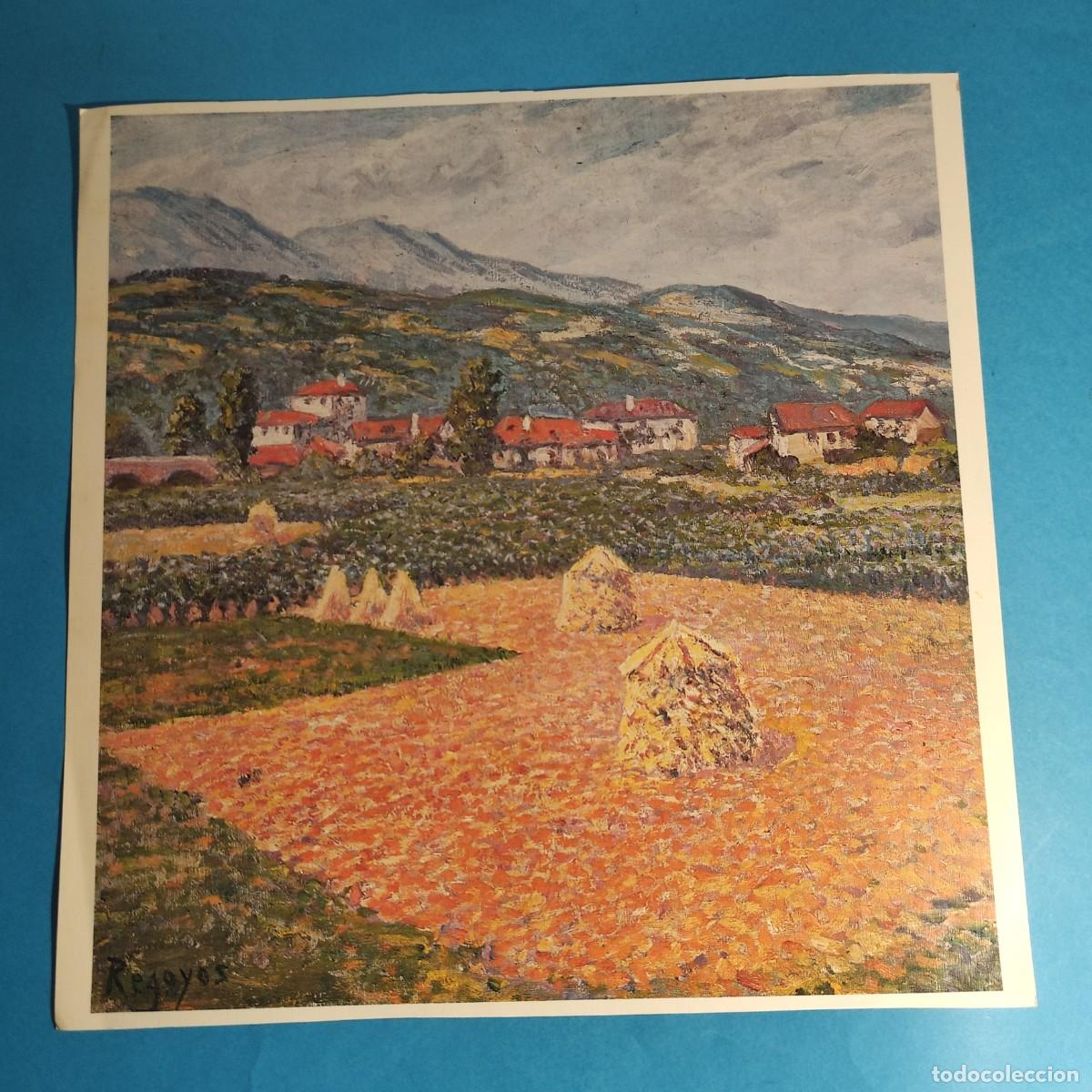 Arte: LAMINA DE ARTE . PAISAJE ** DARIO DE REGOYOS ** 33X33 ** juani