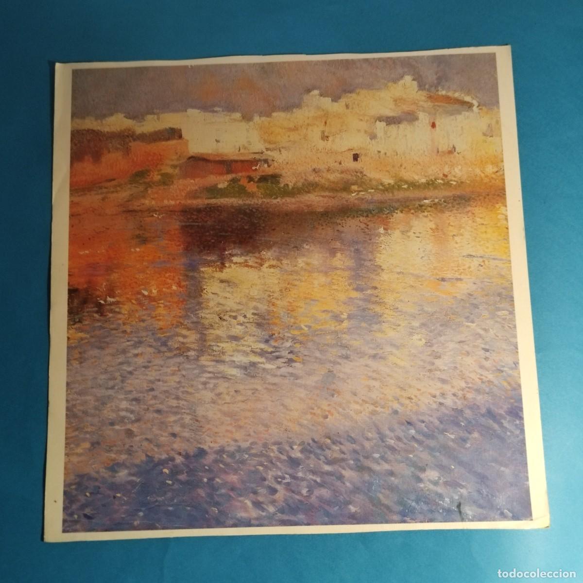 Arte: LAMINA DE ARTE . REFLEJOS , MALLORCA **Joaquim Mir i Trinxet ** 33X33 ** juani