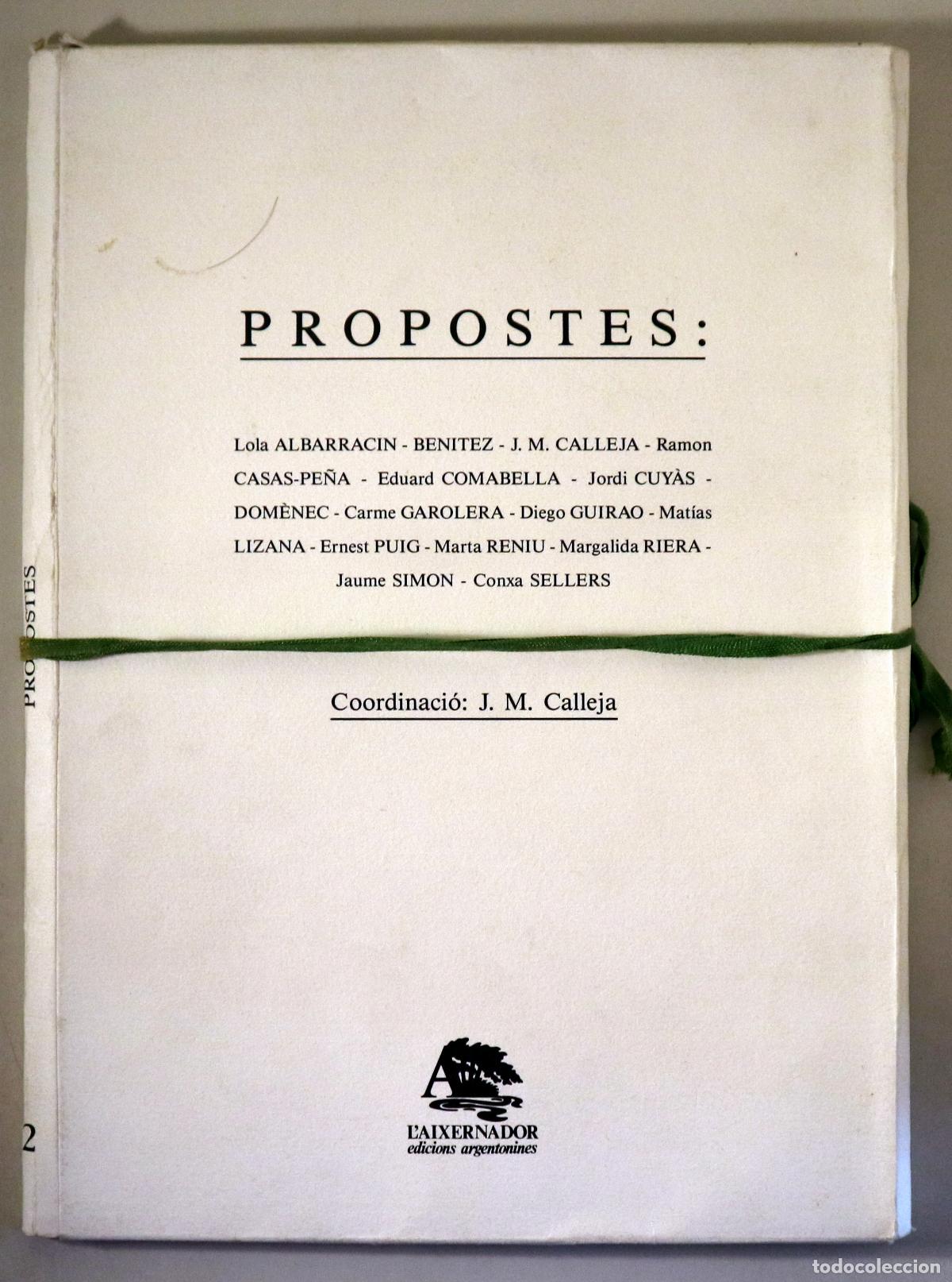 Arte: PROPOSTES - Argentona 1984 - 15 litografies signades i numerades
