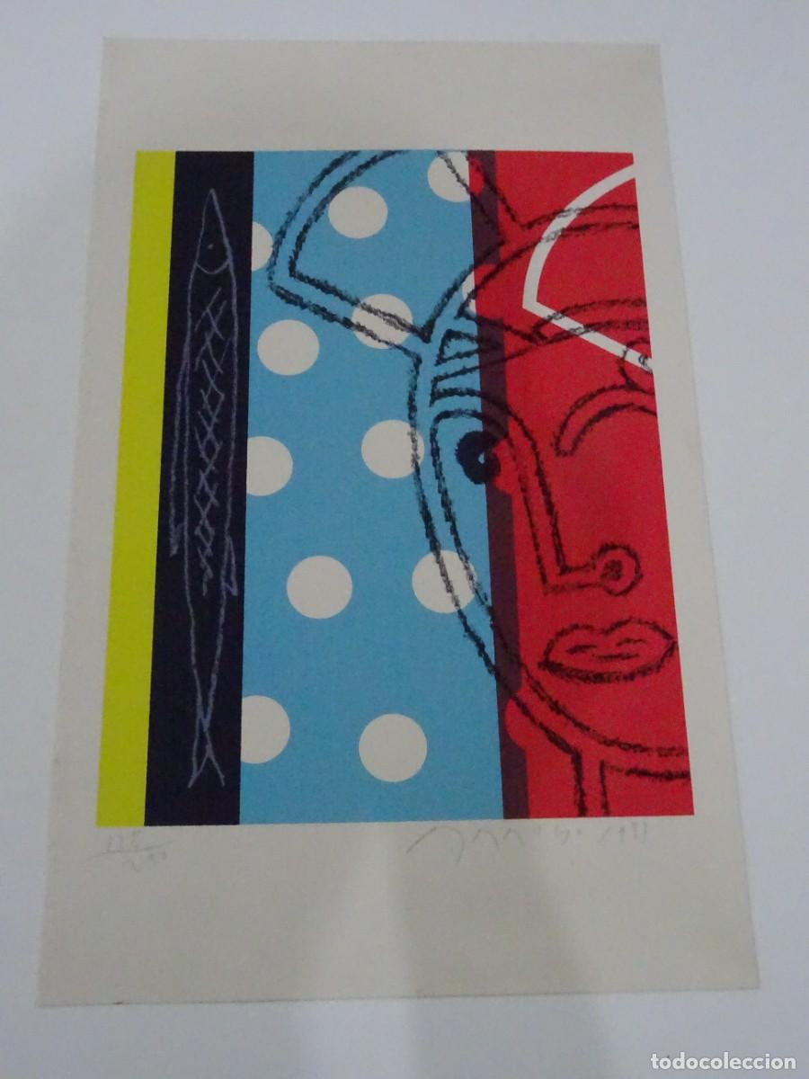 Arte: Litograf&iacute;a de Eduardo Arroyo 128/250 - Numerada y firmada, a&ntilde;o 1989 IVAM Centre Julio Gonz&aacute;lez